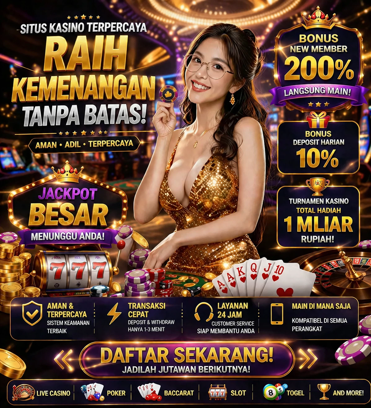 Roleta e blackjack win606